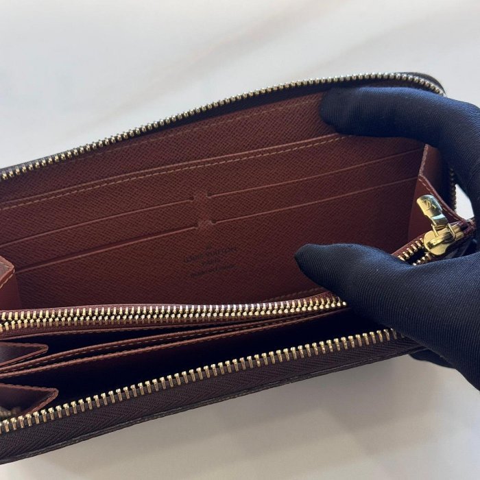 *SHIHNA名牌精品* LV M42616 老花拉鍊長夾-5