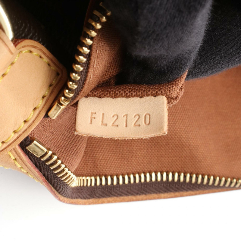 路易威登 Sac Ado Bosphor 雙肩包，塗層帆布和皮革，Monogram 圖案，女士，棕色，M40107-4