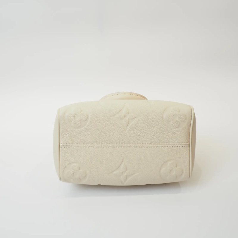 LOUIS VUITTON奶昔白壓紋Speedy20-16