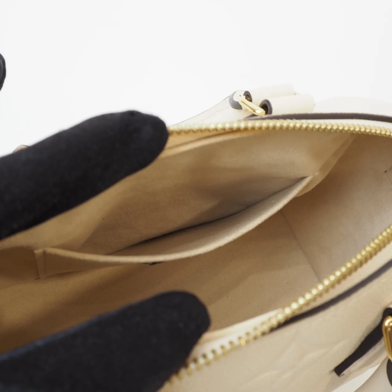 LOUIS VUITTON奶昔白壓紋Speedy20-19