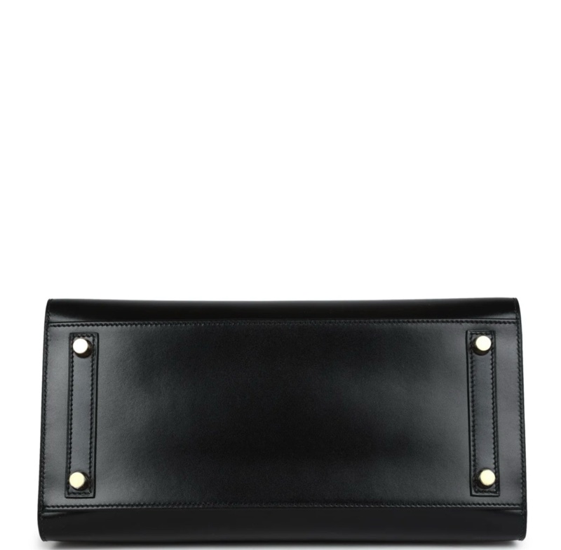 (罕見霸氣）Hermès Birkin Sellier 30 Black Box Gold Hardware-4