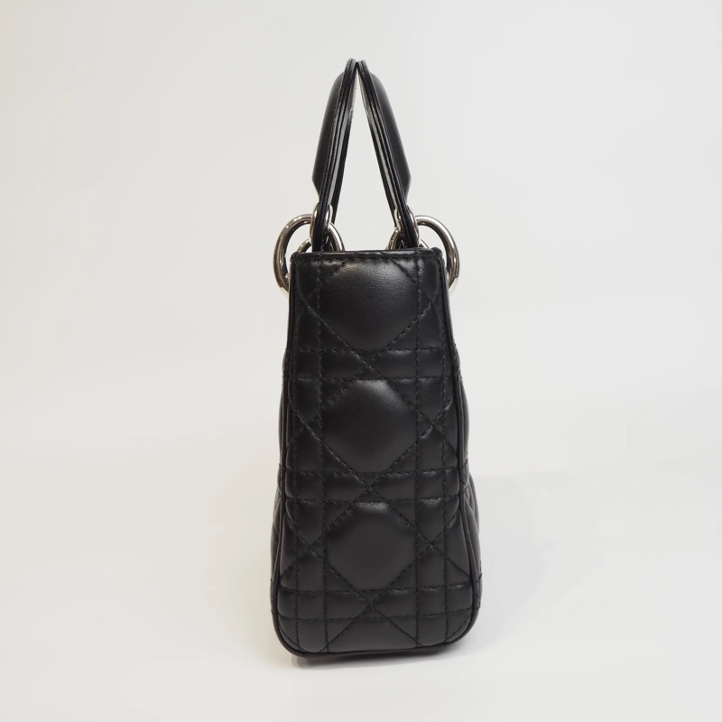 DIOR 三格黛妃黑銀-9