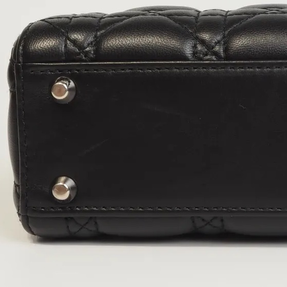 DIOR 三格黛妃黑銀-26