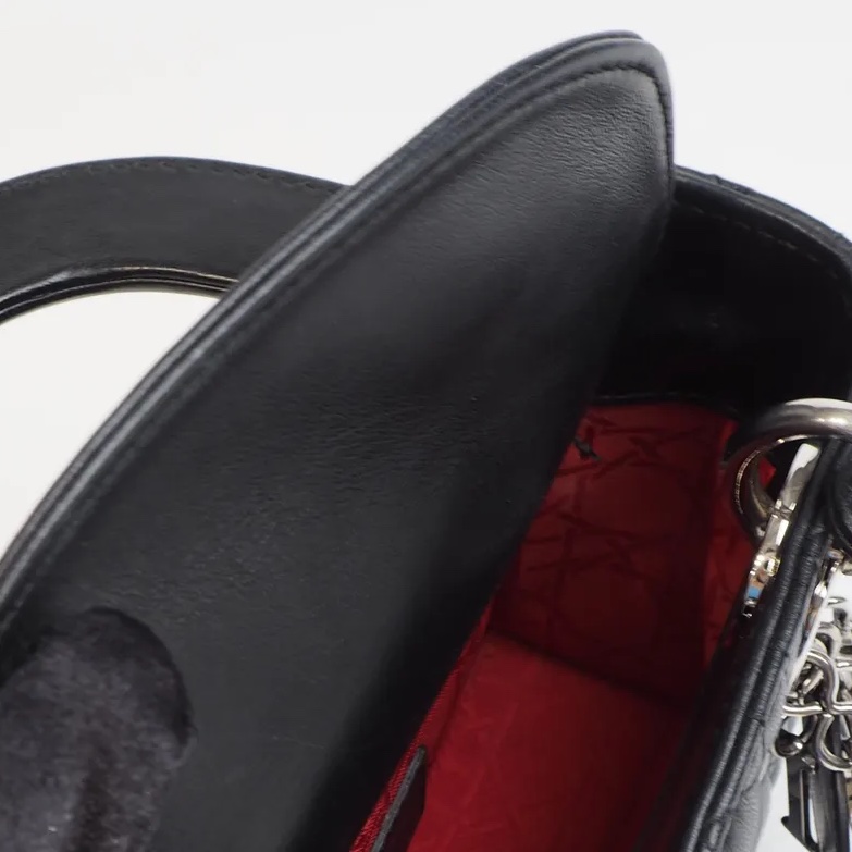 DIOR 三格黛妃黑銀-27