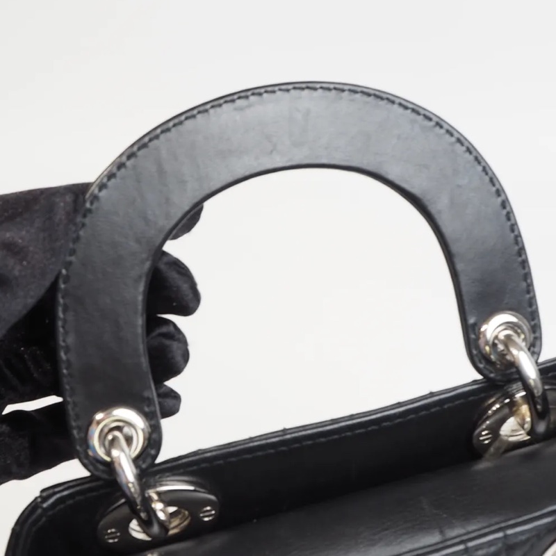 DIOR 三格黛妃黑銀-28