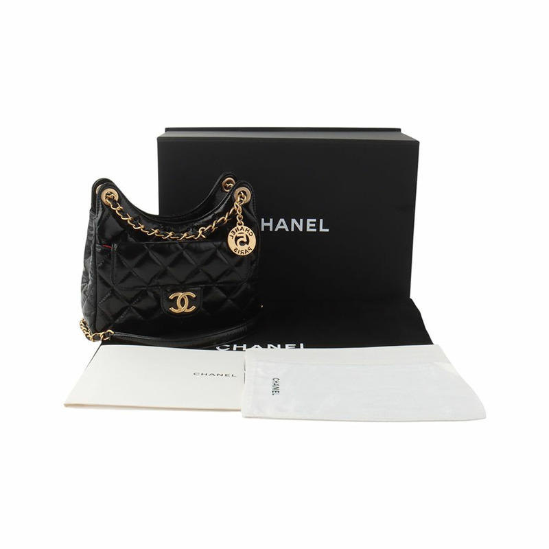 【包稅】CHANEL 專利口袋鏈單肩包 小號 34281Y-7