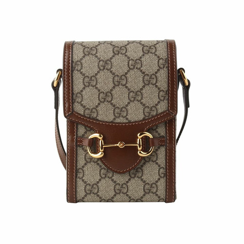 【包稅】GUCCI 625615 GG Supreme Horsebit 1955 迷你斜背包 34276-