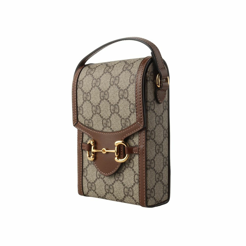 【包稅】GUCCI 625615 GG Supreme Horsebit 1955 迷你斜背包 34276--1