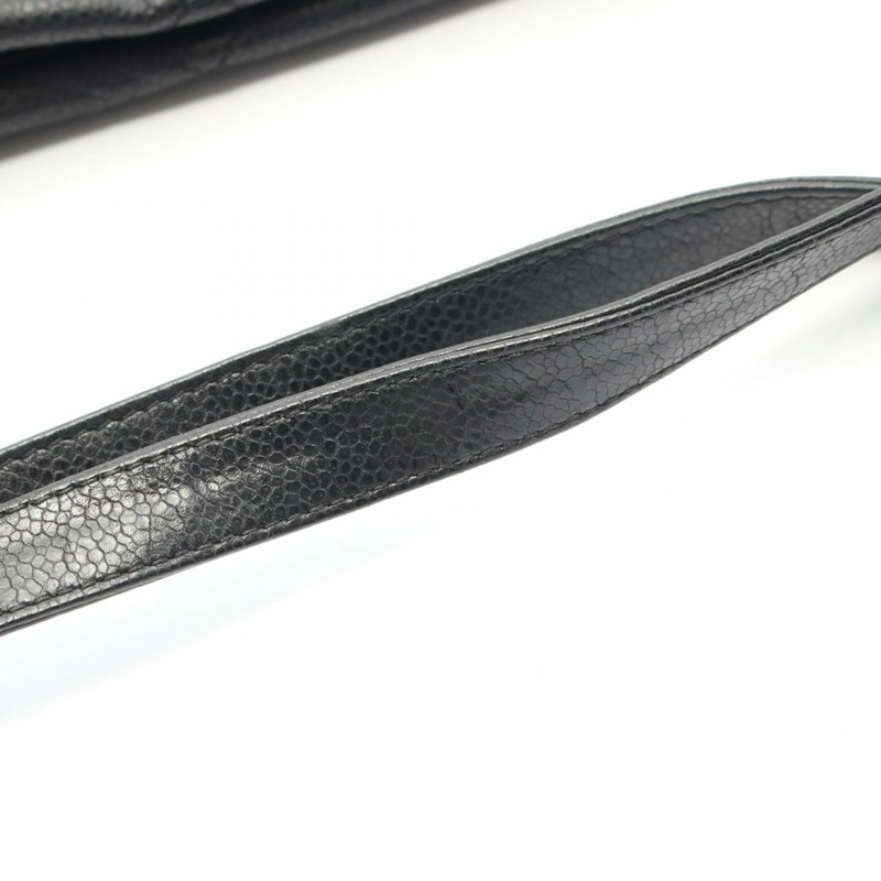 香奈兒女士絎縫托特包，小牛皮材質，黑色-7