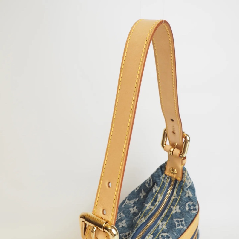 LOUIS VUITTON Baggy 單寧 單肩包-14