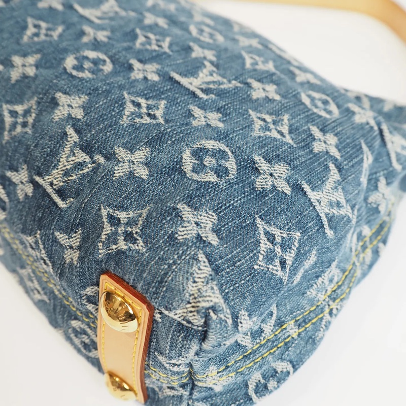 LOUIS VUITTON Baggy 單寧 單肩包-18