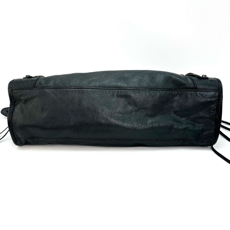 BALENCIAGA LE CITY中號手提肩背機車包38*24*13.5 98新配件塵袋鏡子-4