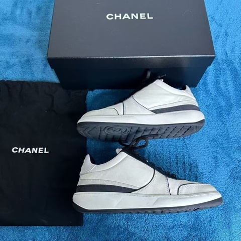 97新 Chanel板鞋白黑色男女同款 尺碼39