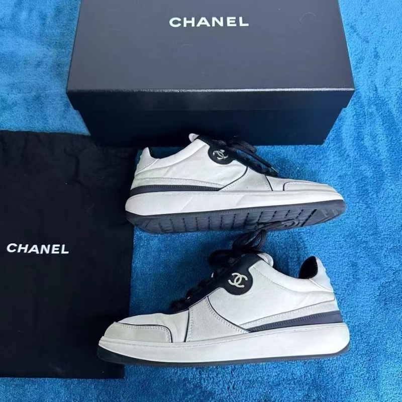 97新 Chanel板鞋白黑色男女同款 尺碼39-10
