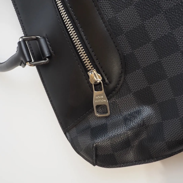 LOUIS VUITTON黑棋盤格公事包-4