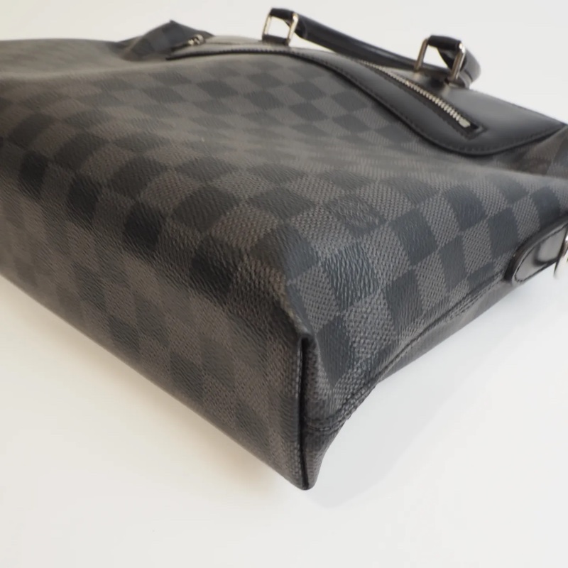 LOUIS VUITTON黑棋盤格公事包-13