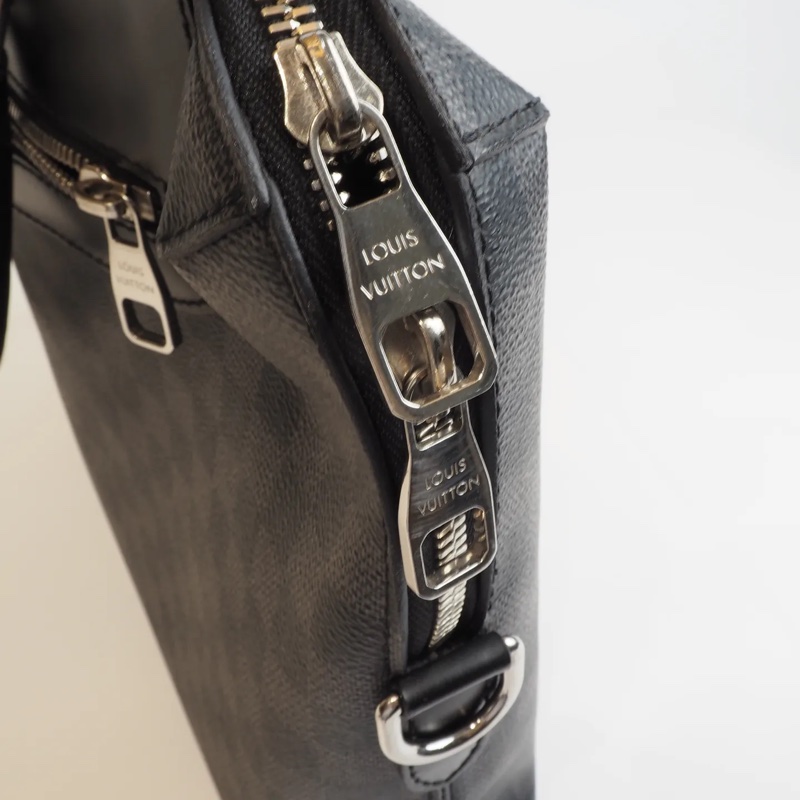 LOUIS VUITTON黑棋盤格公事包-21
