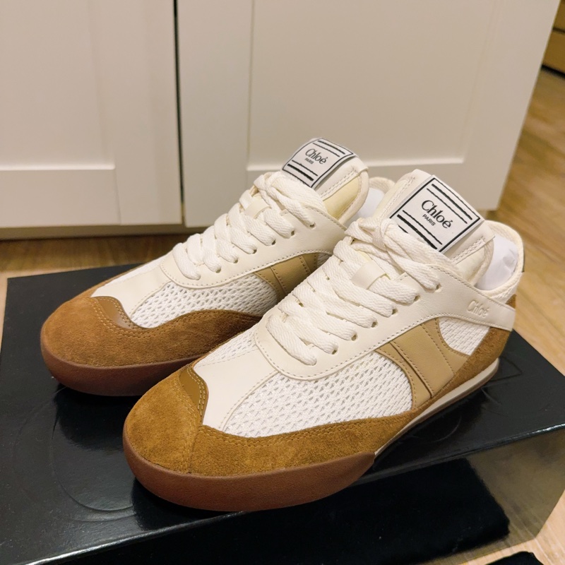全新Chloè Kick德訓鞋款咖啡色36 碼-0
