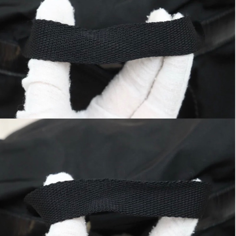 「JL精品代購」 9新 Prada  黑色 降落傘 後背包 中號-5