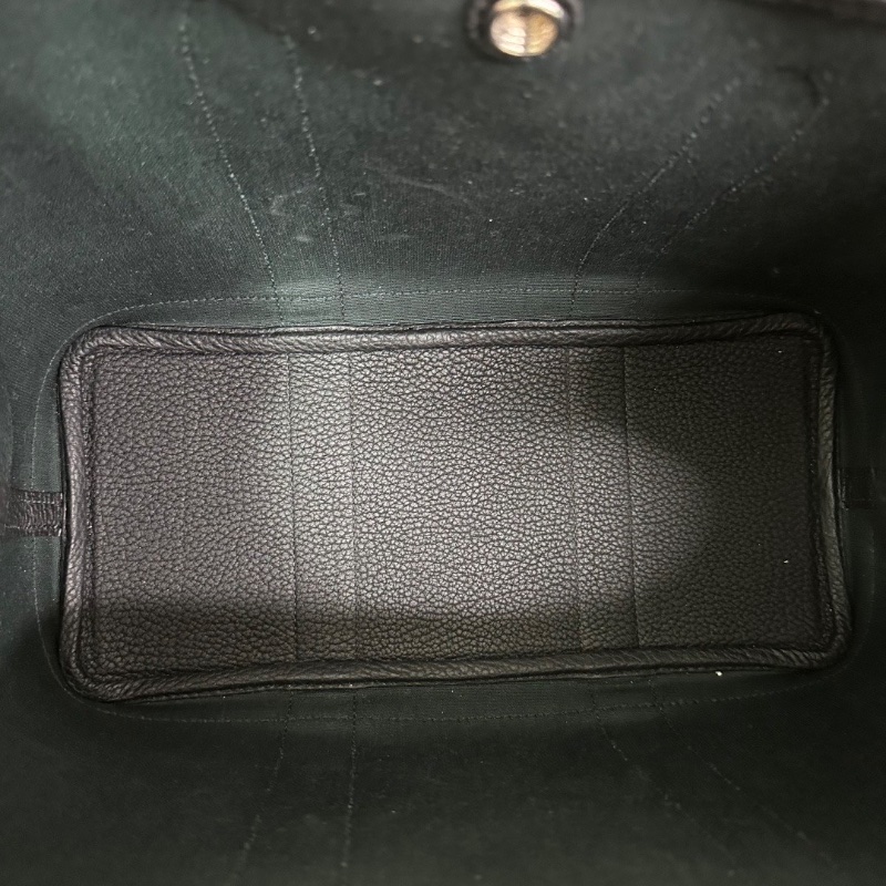 HERMES 帆布拼皮銀扣花園30手提包30*21*14 98新配件盒子塵袋-2