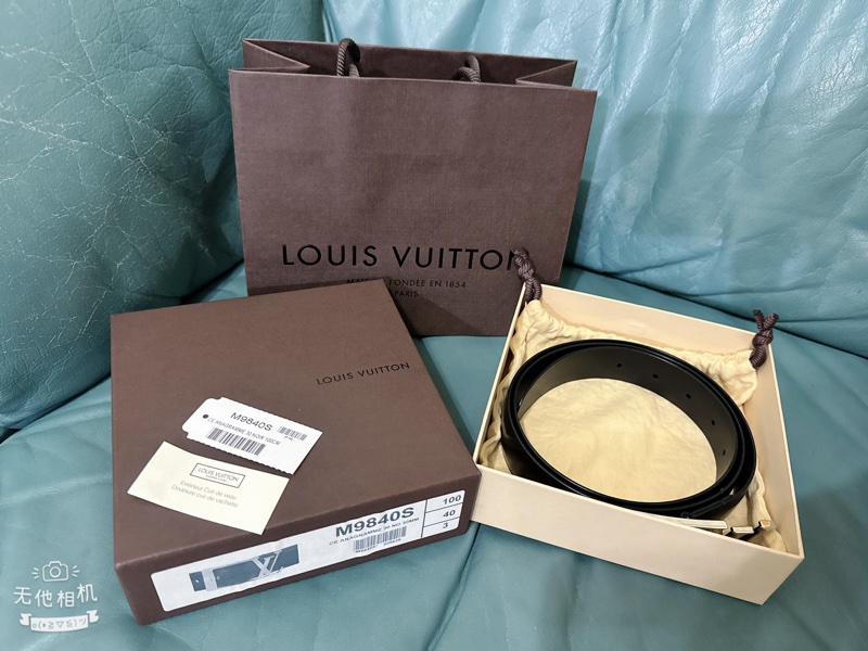 Lv 路易威登男士皮帶-9