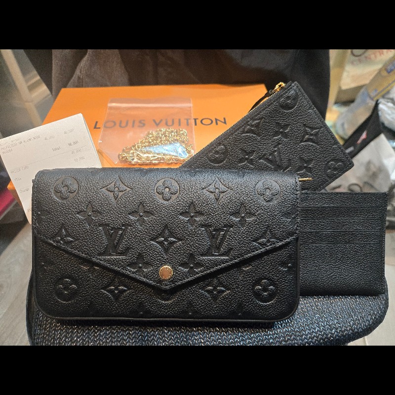 全新Lv三件式 信封斜背包-6