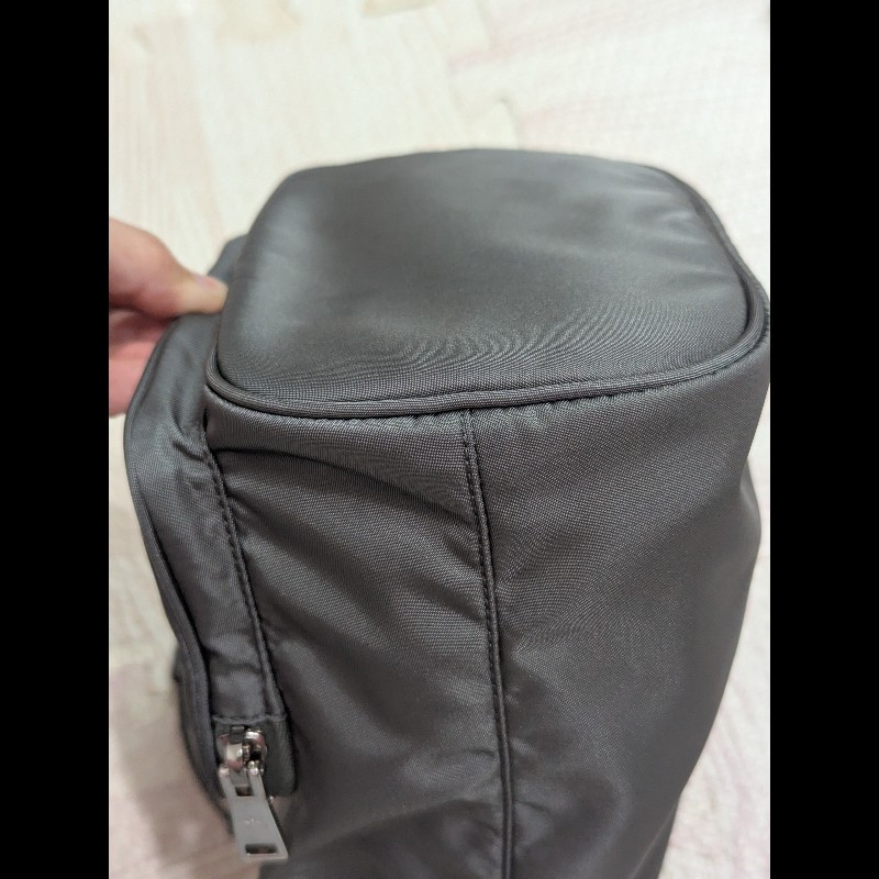 Prada 尼龍 水桶包 灰色 Duet Re-Nylon bucket bag-4