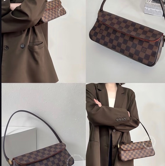 LV方格子四大金剛 表參道盒子 麻將包 (官網目前已絕版囉!!!!)-6