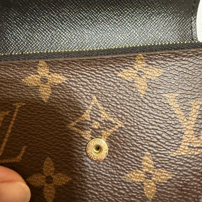 LV 薄款零錢卡 限定雙拼接色 近乎全新-2