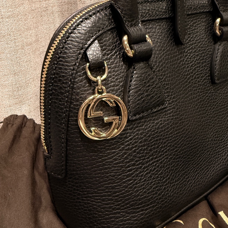 Gucci 貝殼包 近新品✨ 付背帶可肩背-2