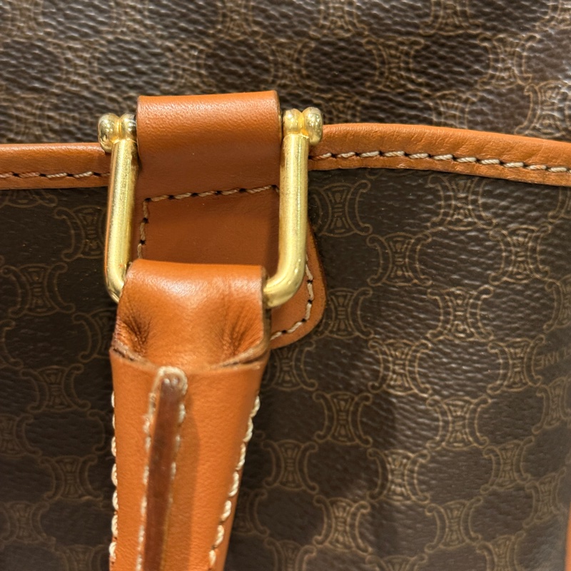 Celine vintage 手提包 經典老花-4