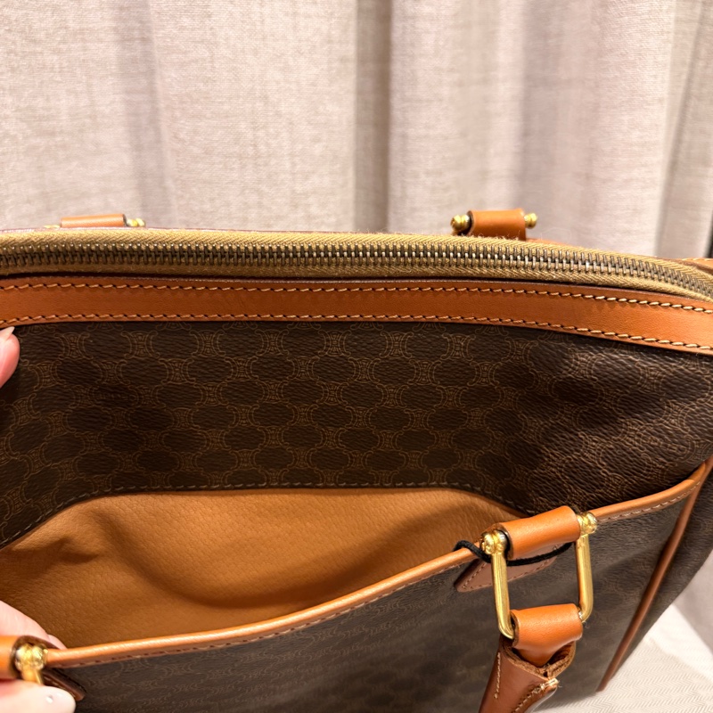 Celine vintage 手提包 經典老花-7