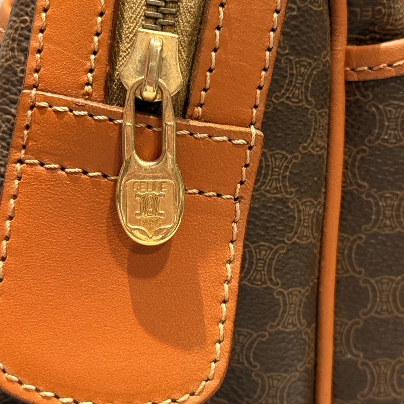 Celine vintage 手提包 經典老花-11