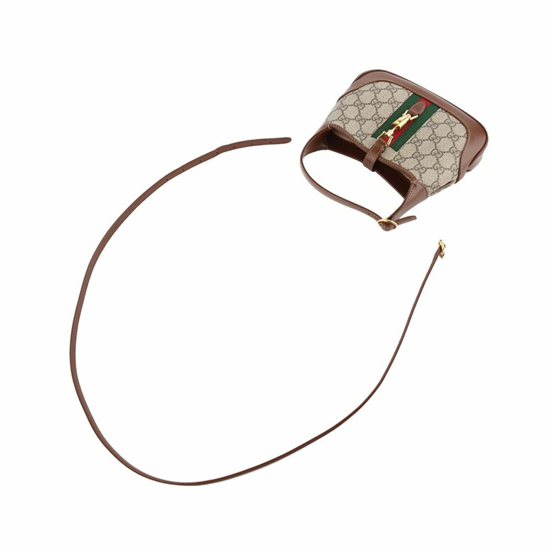 【包稅】GUCCI 637092 GG Supreme Jackie 1961 迷你斜背包-3