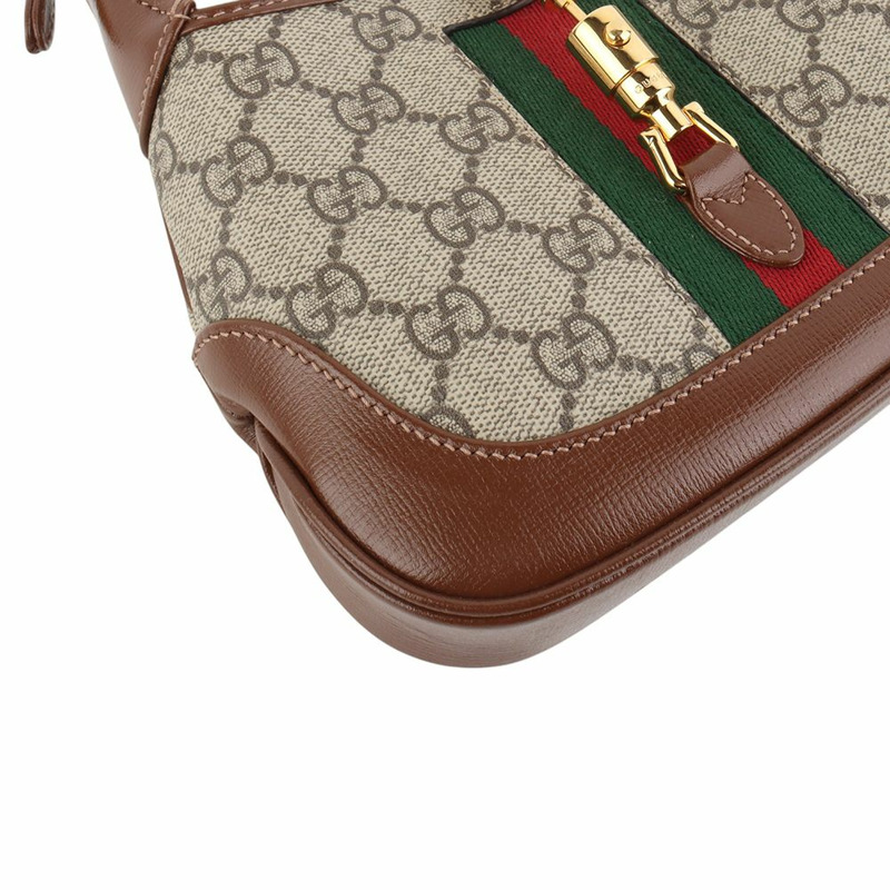 【包稅】GUCCI 637092 GG Supreme Jackie 1961 迷你斜背包-4