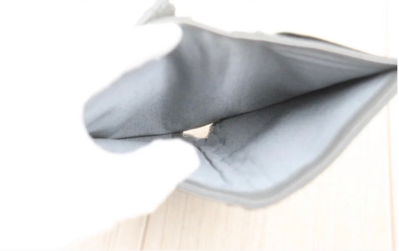 「JL精品代購」 9新 Chanel 香奈兒 灰色長夾-7