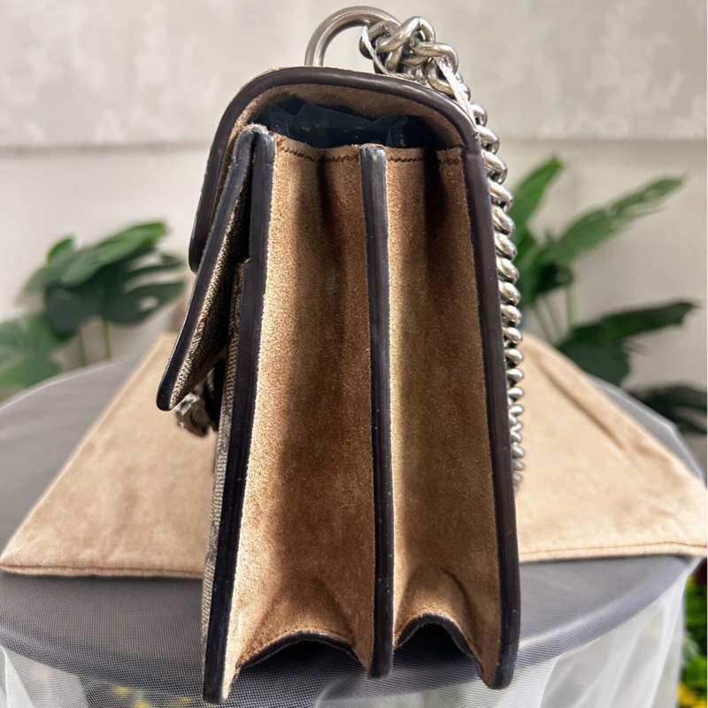 【95%新✨全網最低價】Gucci古馳 酒神Dionysus中號駝色-3