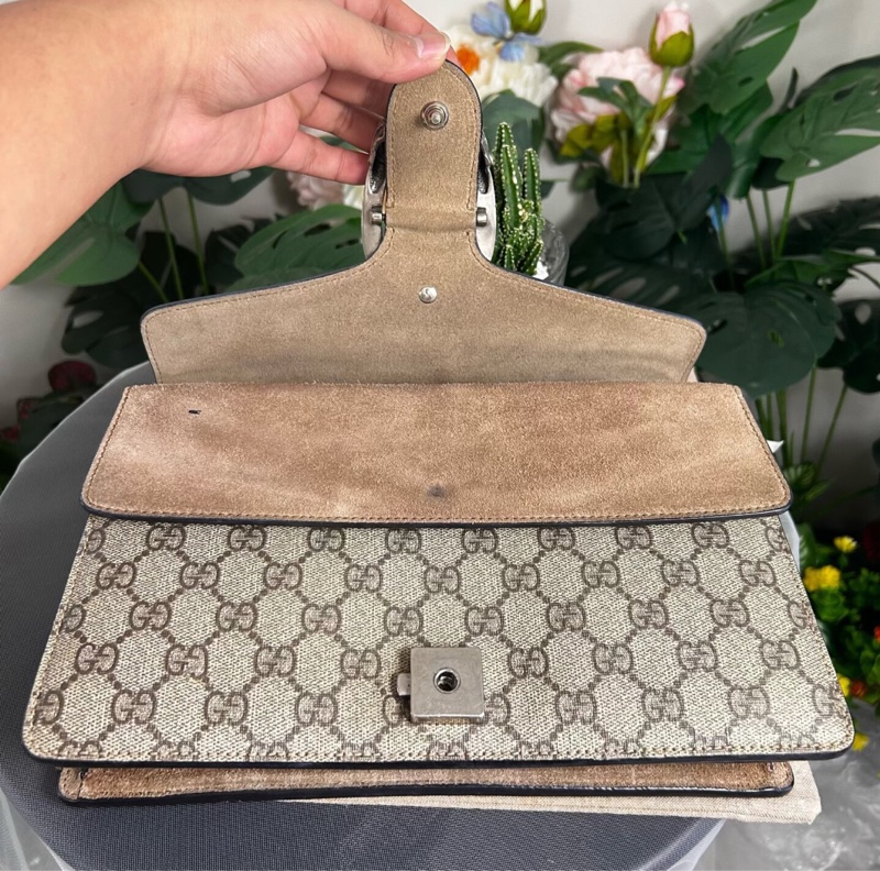 【95%新✨全網最低價】Gucci古馳 酒神Dionysus中號駝色-5