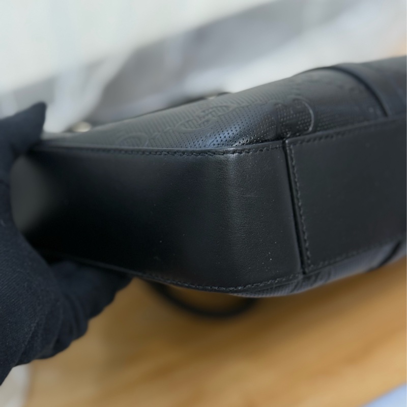 （台灣購證🇹🇼）Gucci男士浮雕公事包💼 背袋全新未使用-7