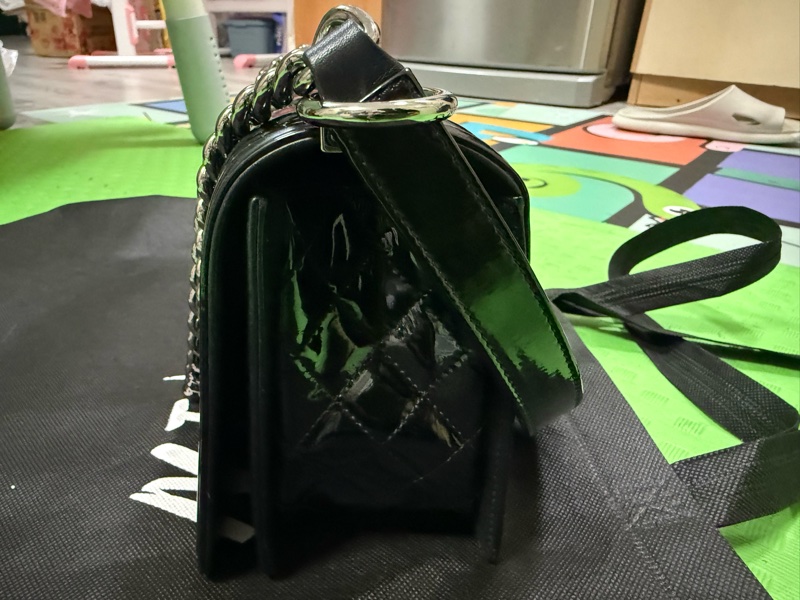 CHANEL LE BOY MEDIUM BLACK-1