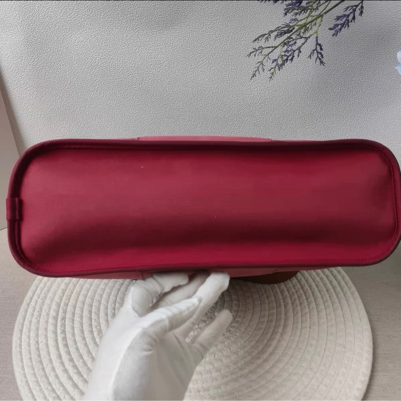 HERMES 手提包Cabag 9T Capucine火焰紅 帆布-1