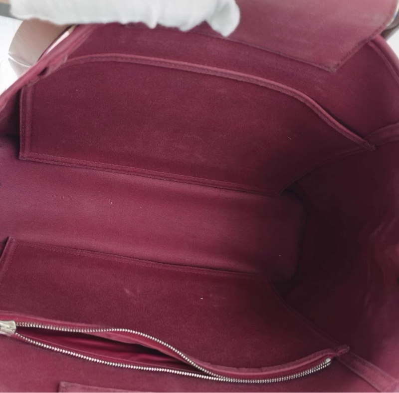 HERMES 手提包Cabag 9T Capucine火焰紅 帆布-4