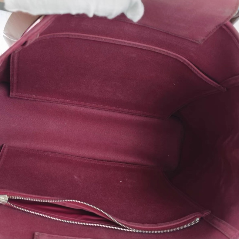 HERMES 手提包Cabag 9T Capucine火焰紅 帆布-15