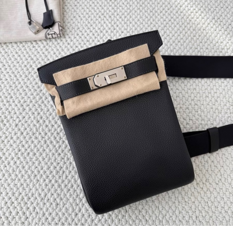 愛馬仕 hac a dos3Y水冰藍銀扣togo皮小號 B刻閒置 附件塵袋-0