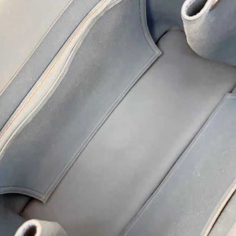 Hermes Cabag藍色帆布手提單肩包-8