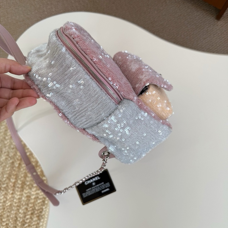 Chanel 彩虹亮片小書包-3