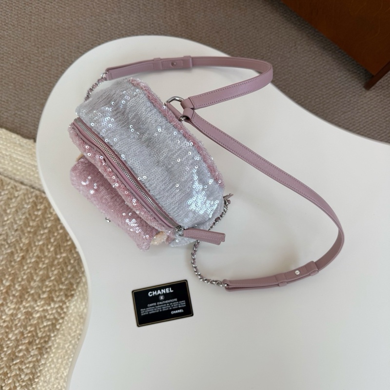 Chanel 彩虹亮片小書包-5