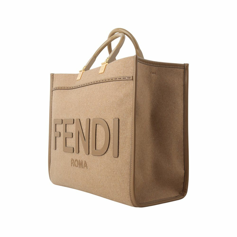 【包稅】FENDI 8BH386 陽光布藝中型購物袋-1