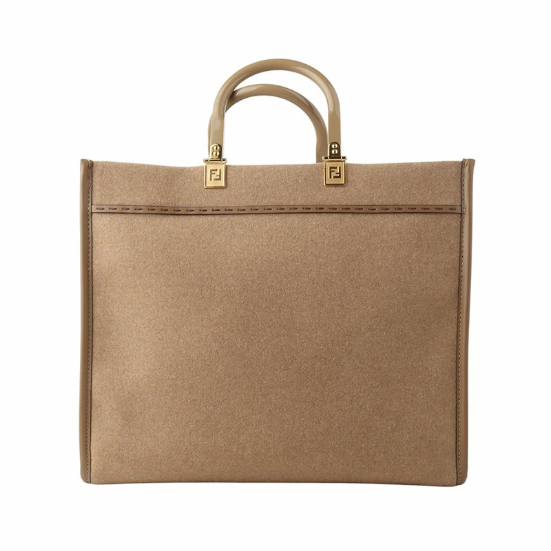 【包稅】FENDI 8BH386 陽光布藝中型購物袋-2