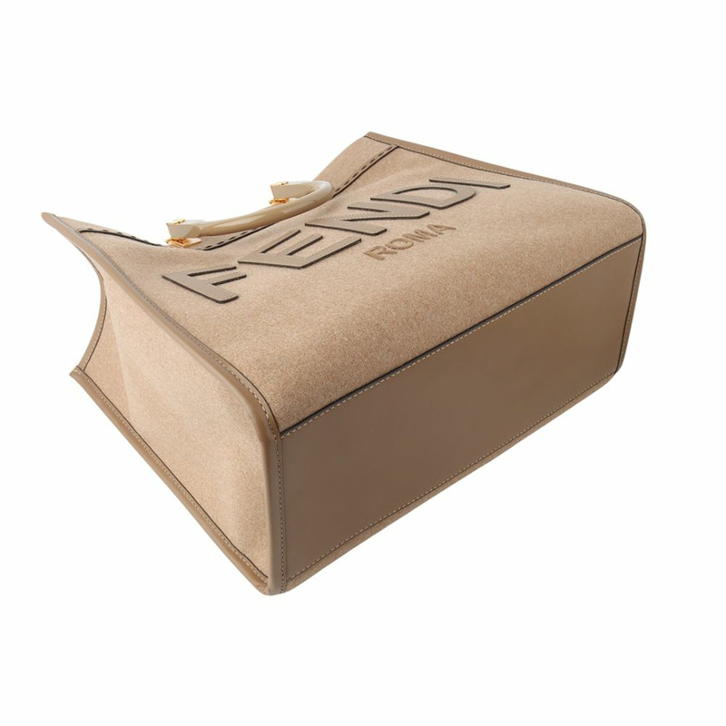 【包稅】FENDI 8BH386 陽光布藝中型購物袋-4